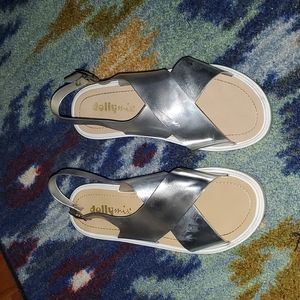 Silver Metallic Sandal